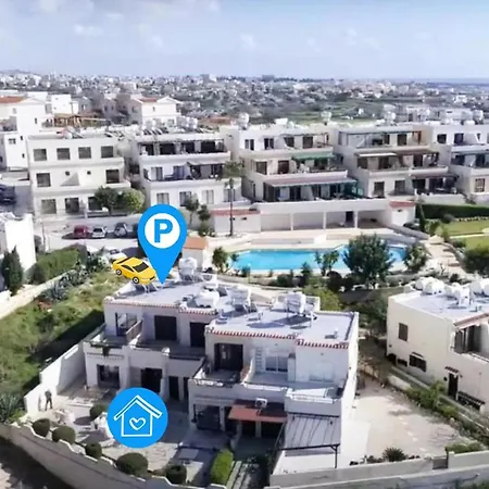 Luxury Sea Views Apt, Patio, Smart Tv 65 Inch, Terrace, Pool * Klorakas